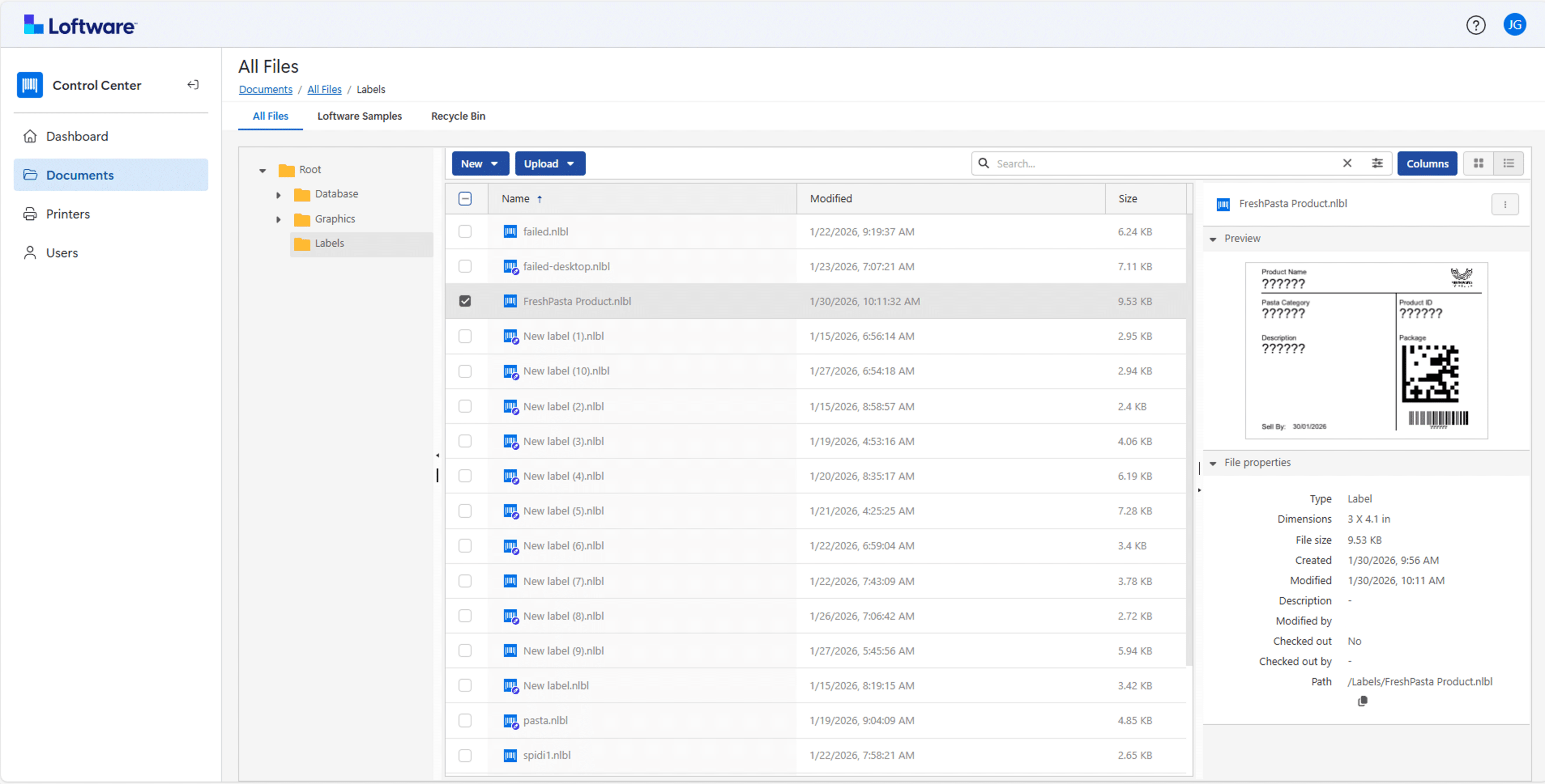 Loftware Cloud Designer